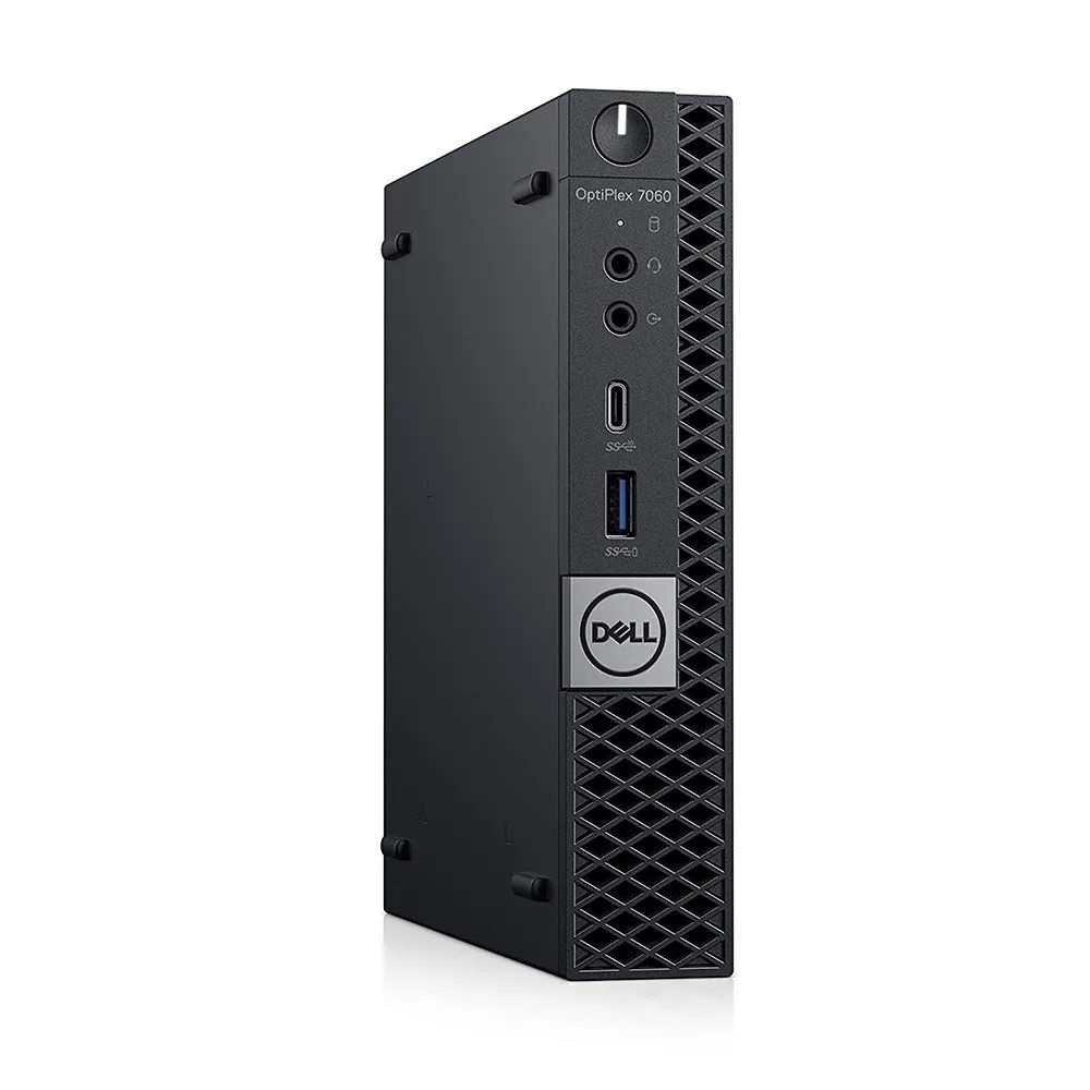 Dell OptiPlex 7060 Micro/i5-8500/16GB/512GB SSD/Win Pro COA/fekete asztali számítógép (Használt A+)