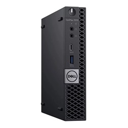 Dell OptiPlex 7070 micro/i5-9500T/16GB/256GB SSD/WiFi/BT/Win Pro COA/fekete asztali számítógép