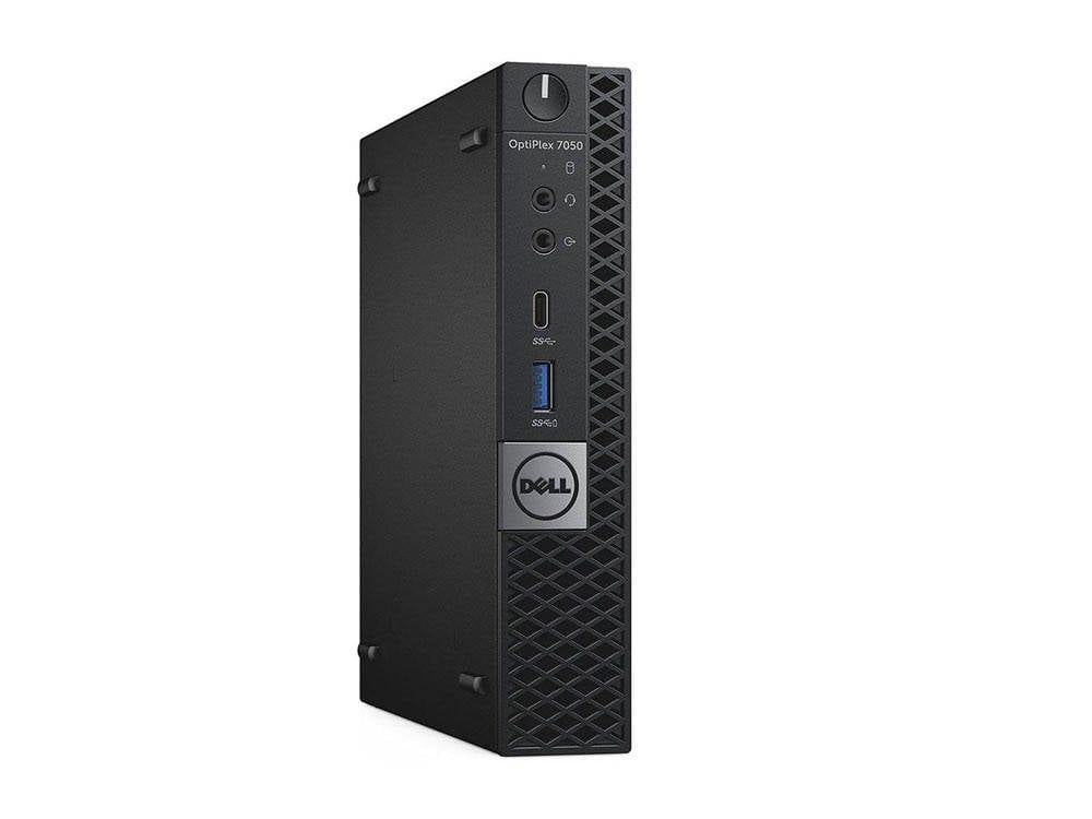 Dell Optiplex 7050 Micro/i5-7500T/8GB/256GB SSD/Win10 Pro/fekete asztali számítógép (Használt A+)