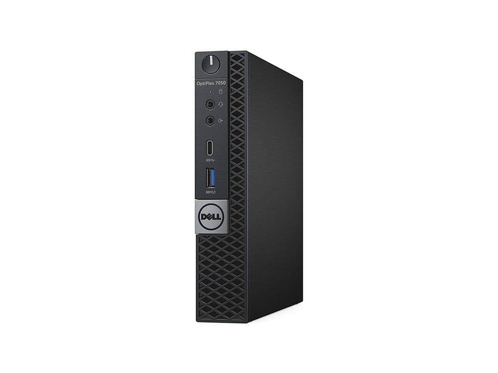 Dell Optiplex 7050 Micro/i5-7500T/8GB/256GB SSD/Win10 Pro/fekete asztali számítógép (Használt A+)