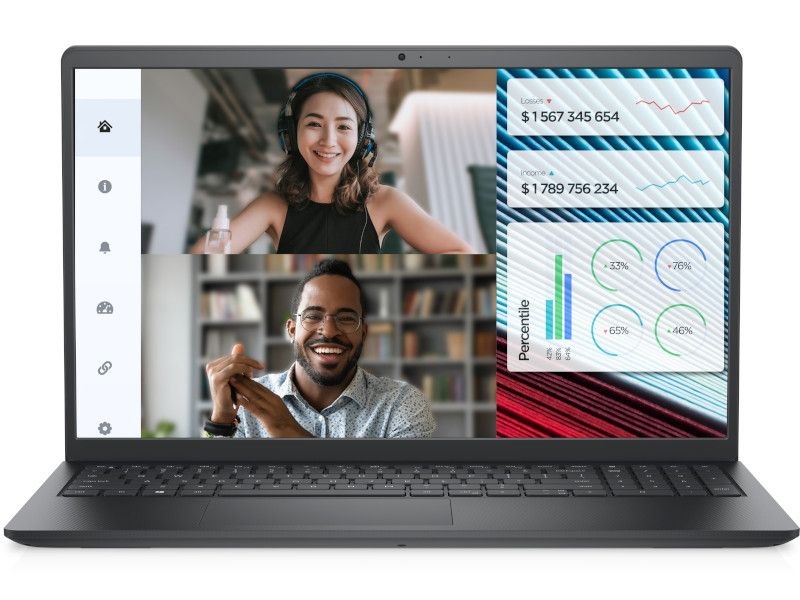 Dell Vostro 3520 15,6"FHD/Intel Core i5-1235U/16GB/1TB/Int.VGA/Linux/fekete laptop