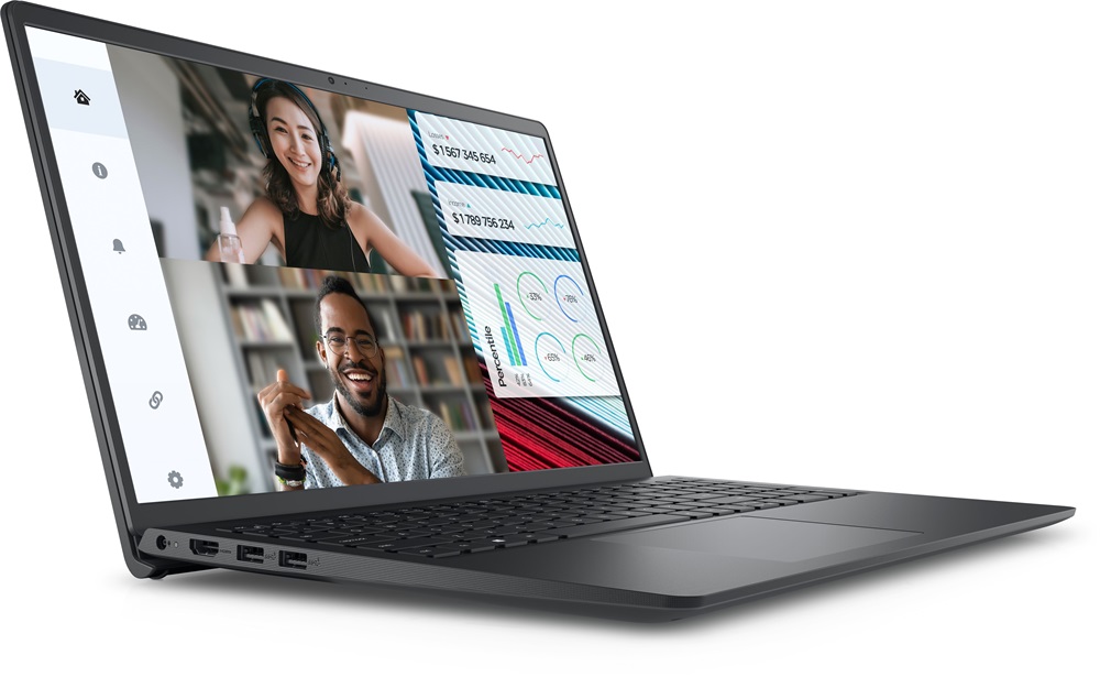 Dell Vostro 3520 15,6"FHD/Intel Core i3-1215U/8GB/512GB/Int.VGA/Linux/fekete laptop