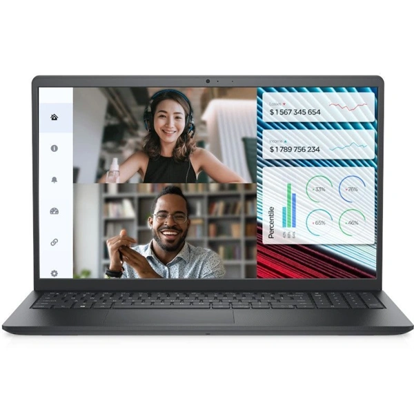 Dell Vostro 3520 15,6"FHD/Intel Core i5-1235U/16GB/1TB/Int.VGA/Linux/fekete laptop (Újszerű)
