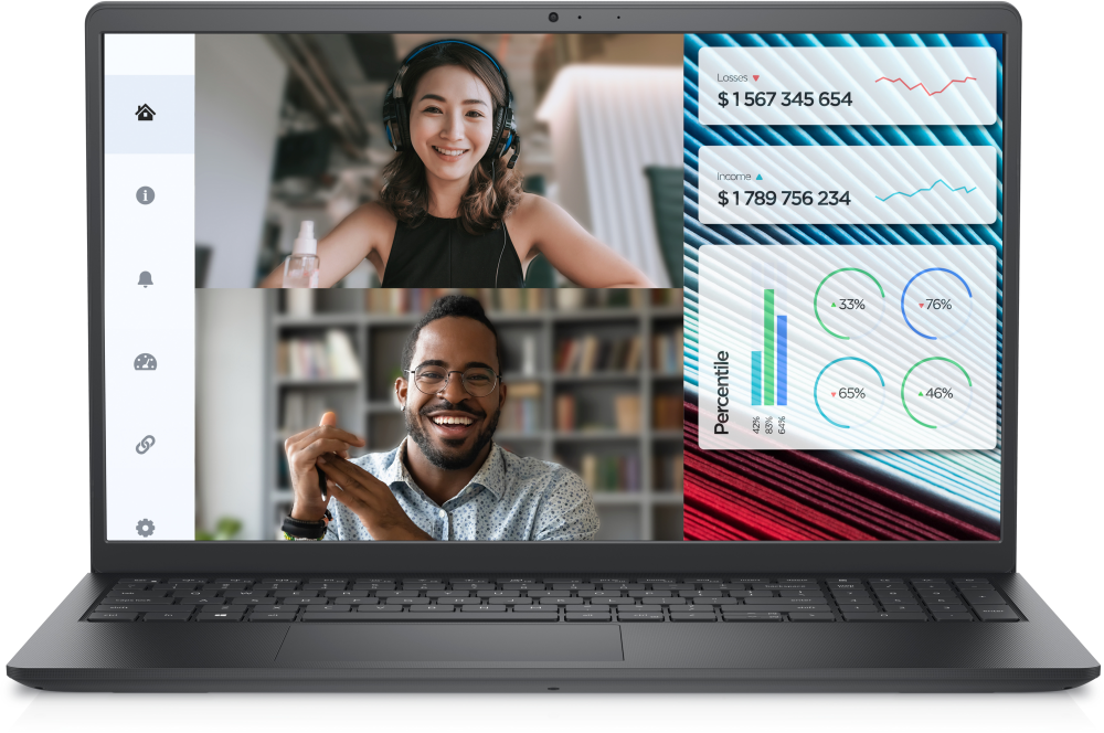Dell Vostro 3520 15,6"FHD/Intel Core i7-1255U/8GB/512GB/Int.VGA/Win11 Pro/fekete laptop