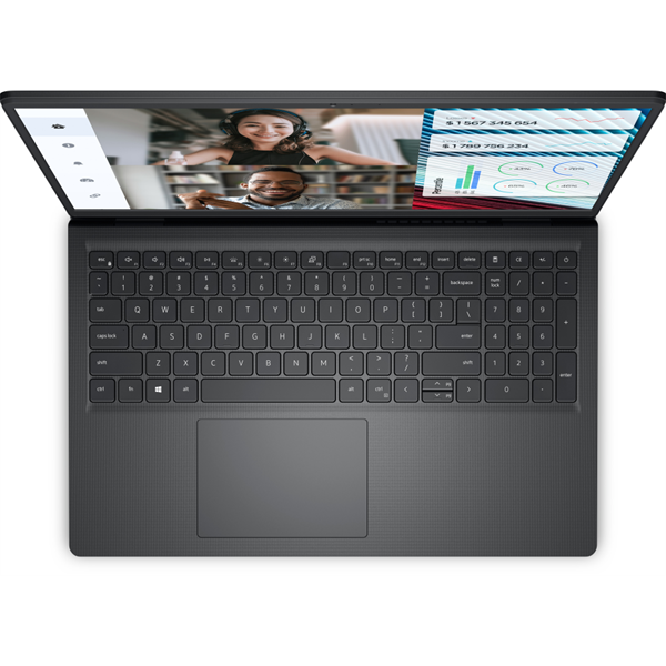 Dell Vostro 3520 15,6"FHD/Intel Core i7-1255U/8GB/512GB/Int.VGA/Win11 Pro/fekete laptop