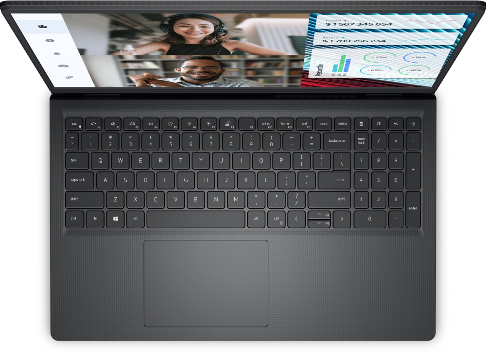 Dell Vostro 3520 15,6"FHD/Intel Core i7-1255U/8GB/512GB/Int.VGA/Win11 Pro/fekete laptop