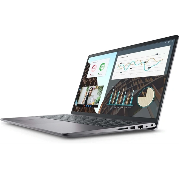 Dell Vostro 3530 15,6"FHD/Intel Core i3-1305U/8GB/512GB/Int.VGA/Win11 Pro/fekete laptop (Újszerű)