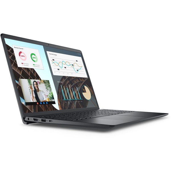 Dell Vostro 3530 15,6"FHD/Intel Core i5-1335U/16GB/512GB/Int.VGA/Linux/fekete laptop (Újszerű)