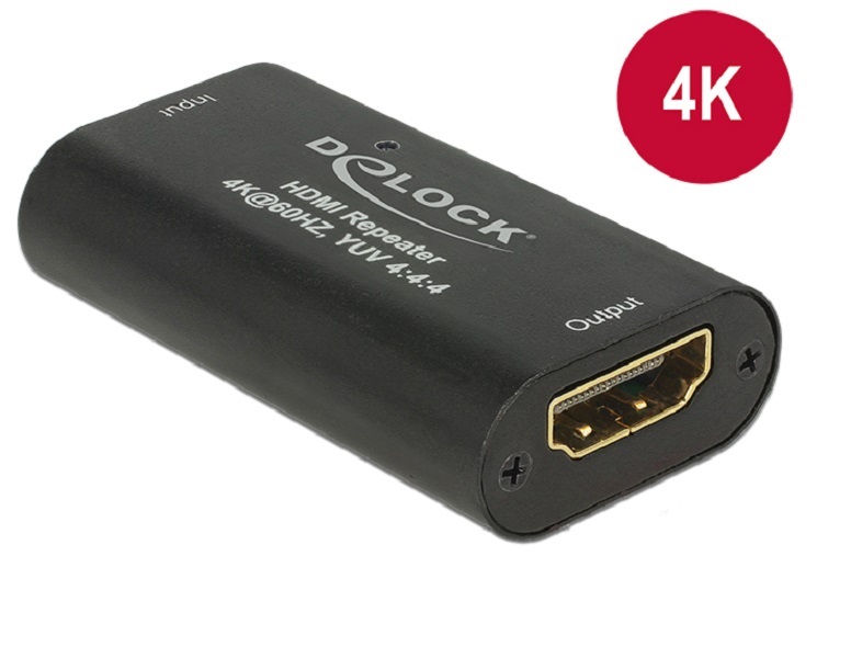 Delock 11462 HDMI 4K 60 Hz UHD 30 m jelismétlő