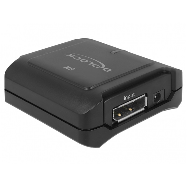 Delock 11474 DisplayPort 1.4 ismétlő 8K 30 Hz