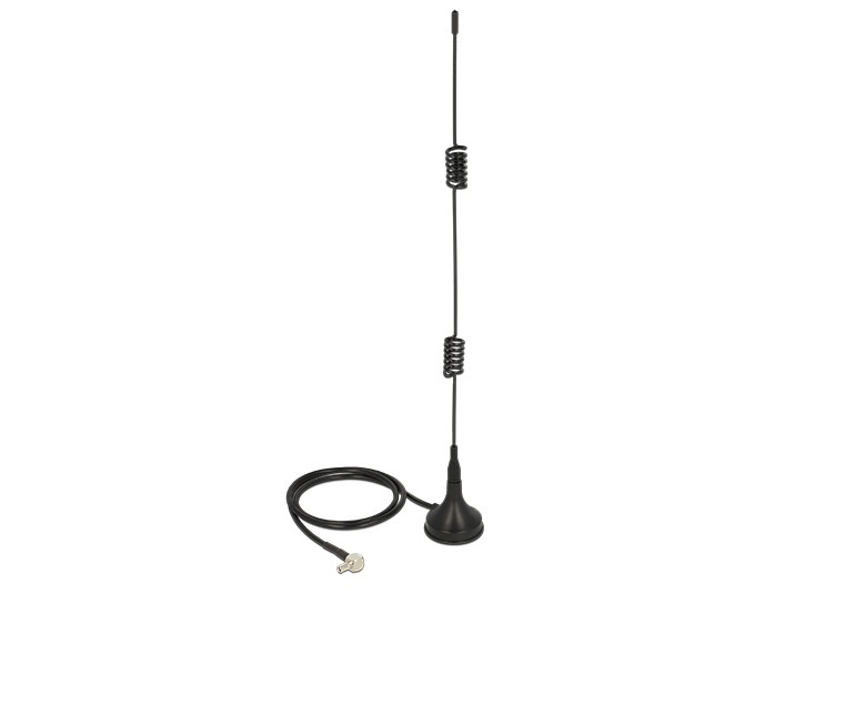 Delock 12480 TS-9 csatlakozású 2-3 dBi mágnes talpas LTE antenna