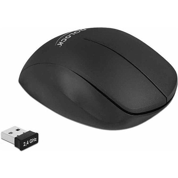 Delock 12598 Ergonómikus vezetéknélküli USB egér