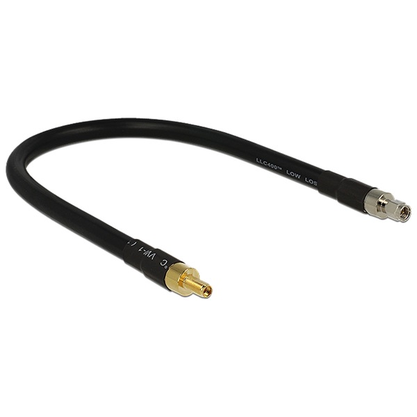 Delock 13004 antenna kábel SMA dugó > SMA Jack CFD400 LLC400 0,4 m alacsony veszteségű