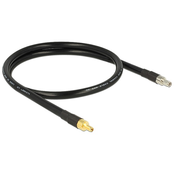 Delock 13012 Antennakábel RP-SMA dugó > RP-SMA Jack CFD400 LLC400 0,4 m alacsony veszteségű