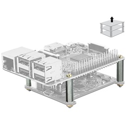 Delock 18211 Rögzítőkészlet Raspberry Pi-hez