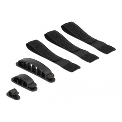 Delock 18393 Kábeltartó és Velcro szalag szett 6 db.