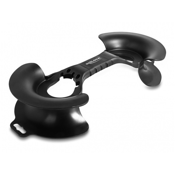 Delock 18435 Kábeltekercselő 375 x 170 mm fekete