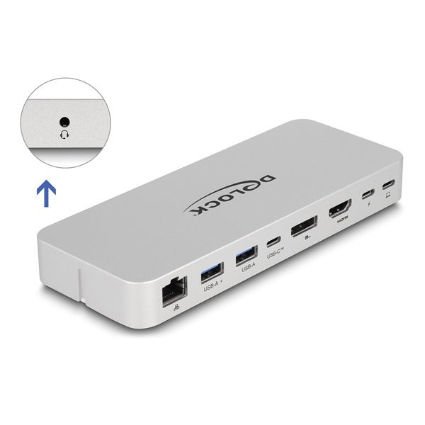 Delock 18442 tablet és laptop állvány dokkoló állomással
