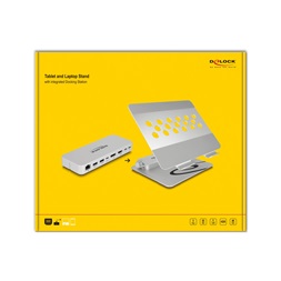 Delock 18442 tablet és laptop állvány dokkoló állomással