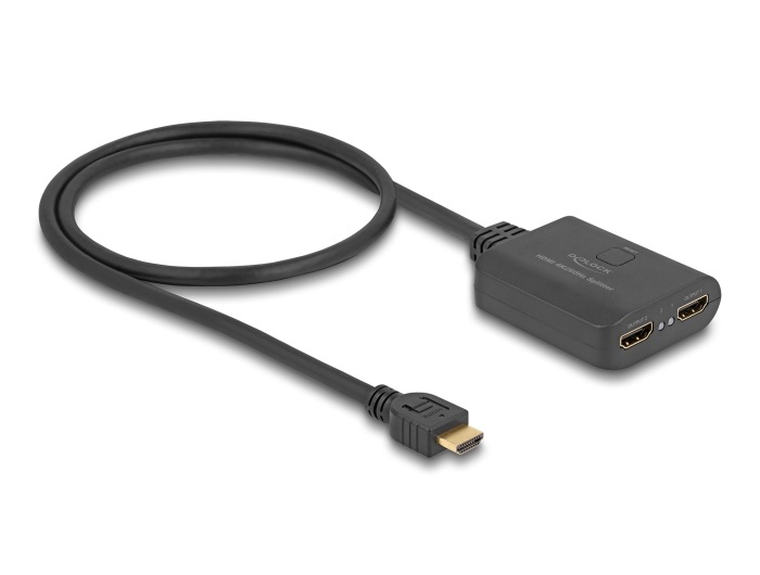 Delock 18650 1xHDMI/2xHDMI 4K 60 Hz HDMI HUB