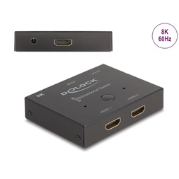 Delock 18776 HDMI 2 - 1 kapcsoló kétirányú 8K 60 Hz