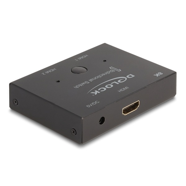 Delock 18776 HDMI 2 - 1 kapcsoló kétirányú 8K 60 Hz