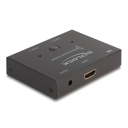 Delock 18776 HDMI 2 - 1 kapcsoló kétirányú 8K 60 Hz