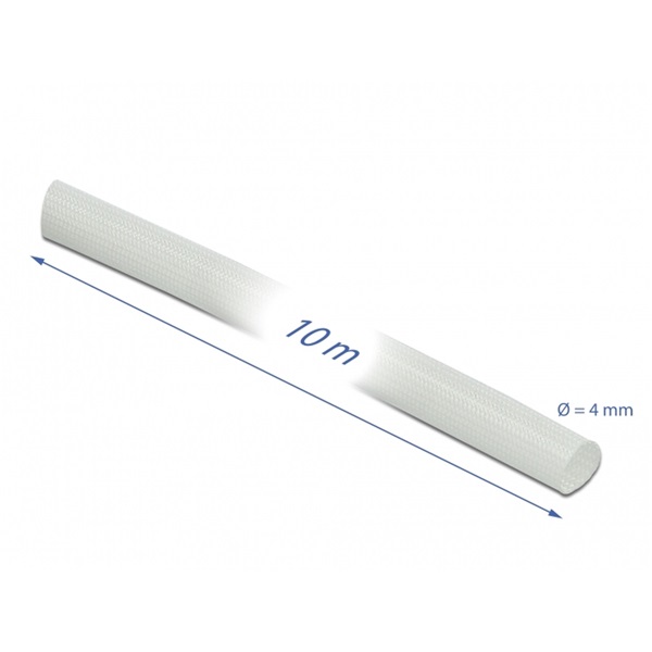 Delock 18927 Üvegszálas borítás 10 m x 4 mm fehér