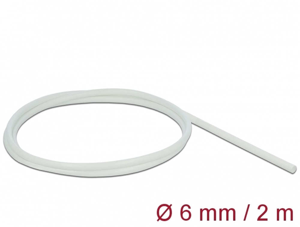 Delock 18928 Üvegszálas borítás 2 m x 6 mm fehér