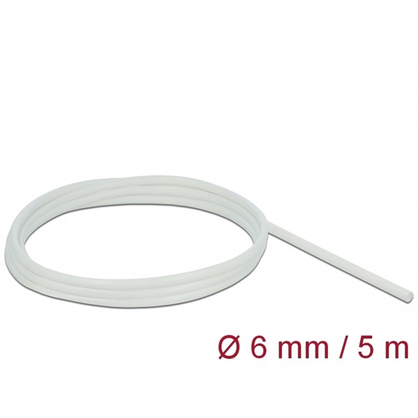 Delock 18929 Üvegszálas borítás 5 m x 6 mm fehér