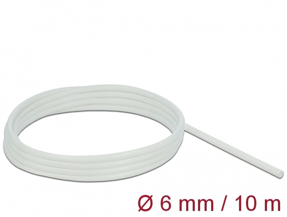 Delock 18930 Üvegszálas borítás 10 m x 6 mm fehér