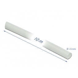 Delock 18930 Üvegszálas borítás 10 m x 6 mm fehér