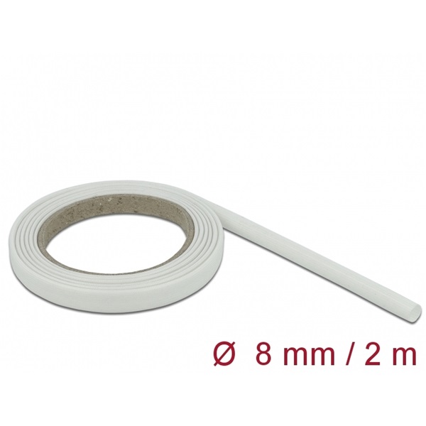 Delock 18931 Üvegszálas borítás 2 m x 8 mm fehér
