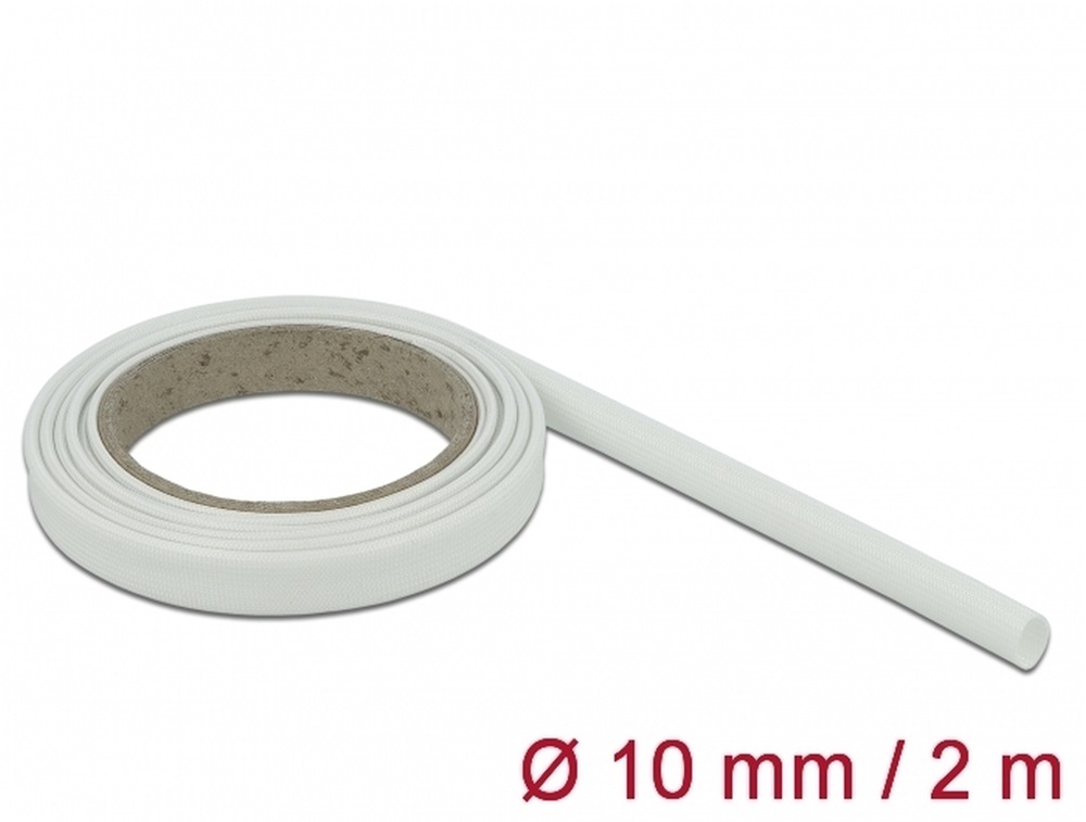 Delock 18934 Üvegszálas borítás 2 m x 10 mm fehér