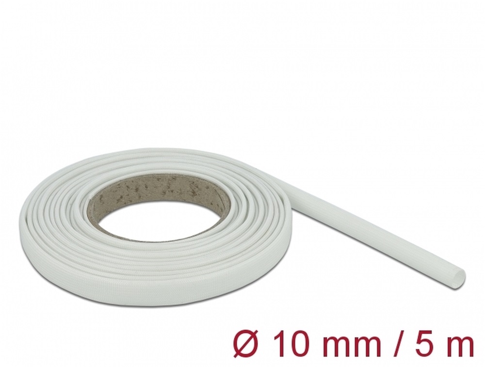 Delock 18935 Üvegszálas borítás 5 m x 10 mm fehér