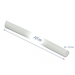 Delock 18936 Üvegszálas borítás 10 m x 10 mm fehér