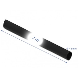 Delock 18973 Fekete zsugorcső 1 m x 8 mm