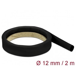Delock 18982 Fekete zsugorcső 2 m x 12 mm