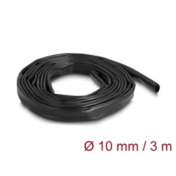 Delock 19009 PVC szigetelő borító cső 3 m x 10 mm fekete