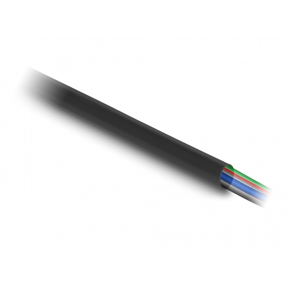 Delock 19009 PVC szigetelő borító cső 3 m x 10 mm fekete