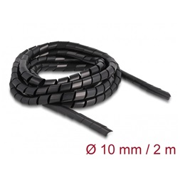 Delock 19014 Spirál flexibilis tömlő 2 m x 10 mm fekete