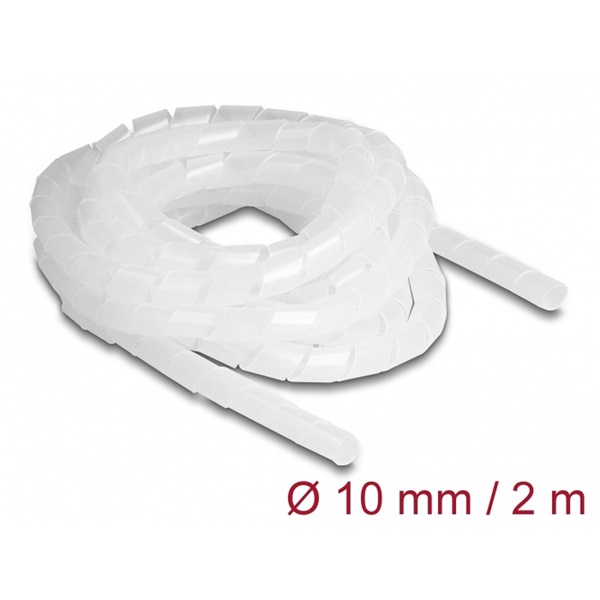 Delock 19025 Spirál flexibilis tömlő 2 m x 10 mm áttetsző