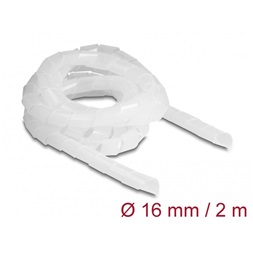 Delock 19058 Spirál flexibilis tömlő 2 m x 16 mm áttetsző