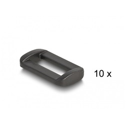 Delock 19111 Öntapadós szalag feltekercselve övvel Hx 3 m, Sz 20 mm fekete színű