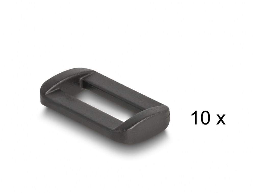 Delock 19111 Öntapadós szalag feltekercselve övvel Hx 3 m, Sz 20 mm fekete színű