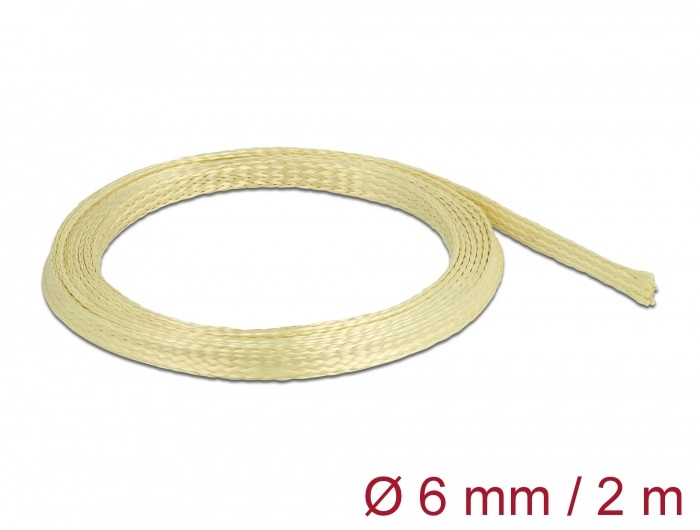 Delock 20798 2mx6mm aramid szálakból fonott kábelharisnya