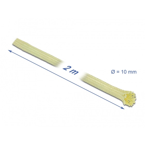 Delock 20799 2mx10mm aramid szálakból fonott kábelharisnya