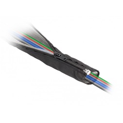Delock 20845 hőálló EMI Shielding 1mx16mm fekete zipzáras fonott kábelharisnya