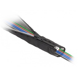 Delock 20846 hőálló EMI Shielding 1mx20mm fekete zipzáras fonott kábelharisnya