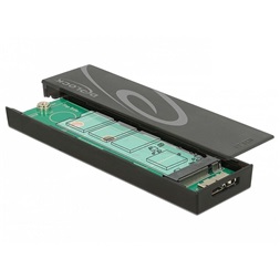 Delock 42598 SuperSpeed USB 3.1 Gen2 Micro-B anya - M.2 SSD külső ház